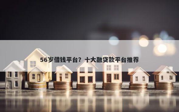 56岁借钱平台？十大融贷款平台推荐