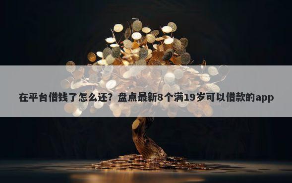 在平台借钱了怎么还？盘点最新8个满19岁可以借款的app