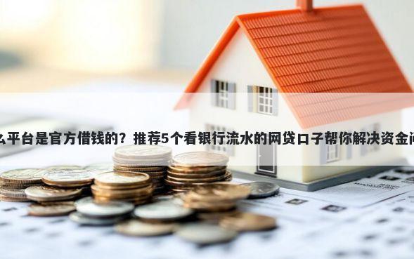 什么平台是官方借钱的?推荐5个看银行流水的网贷口子帮你解决资金问题