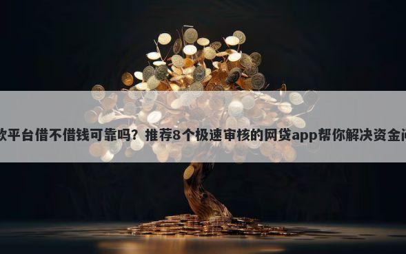 贷款平台借不借钱可靠吗?推荐8个极速审核的网贷app帮你解决资金问题