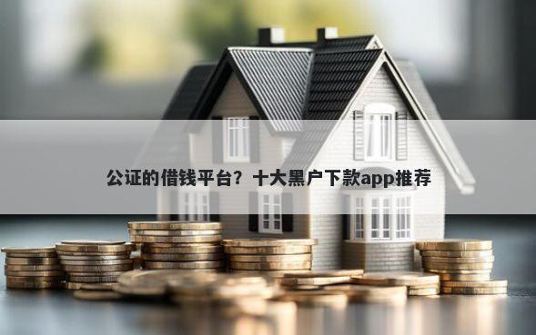 公证的借钱平台？十大黑户下款app推荐