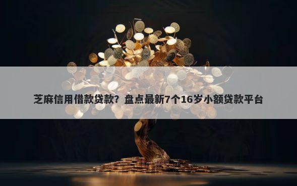 芝麻信用借款贷款？盘点最新7个16岁小额贷款平台