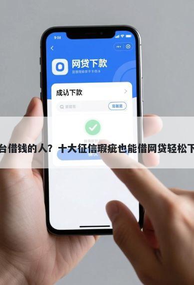 怎样找各种平台借钱的人？十大征信瑕疵也能借网贷轻松下款的平台推荐