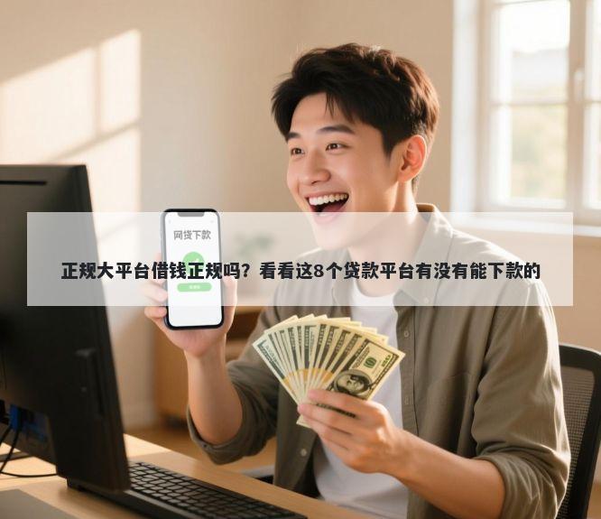 正规大平台借钱正规吗？看看这8个贷款平台有没有能下款的