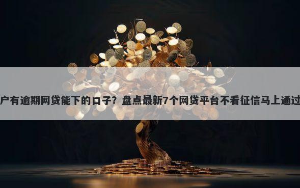黑户有逾期网贷能下的口子？盘点最新7个网贷平台不看征信马上通过的