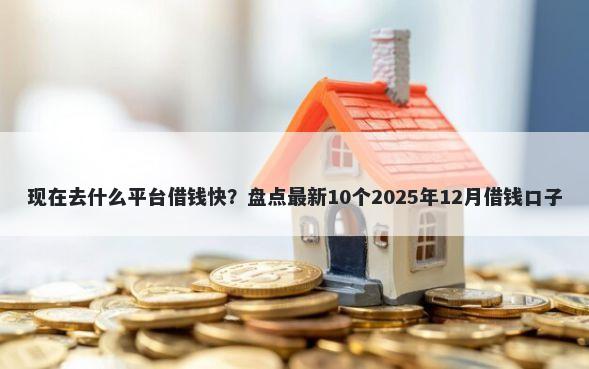 现在去什么平台借钱快?盘点最新10个2025年12月借钱口子
