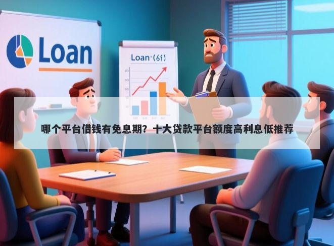 哪个平台借钱有免息期？十大贷款平台额度高利息低推荐