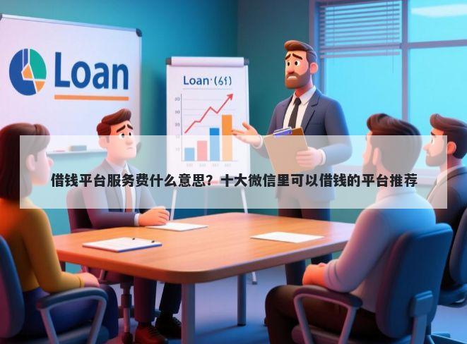 借钱平台服务费什么意思？十大微信里可以借钱的平台推荐