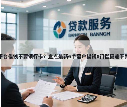 什么平台借钱不要银行卡？盘点最新6个黑户借钱0门槛极速下款口子