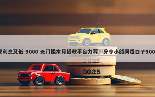 贷款哪家正规利息又低 9000 无门槛本月借款平台力荐！分享小额网贷口子9000无门槛借款