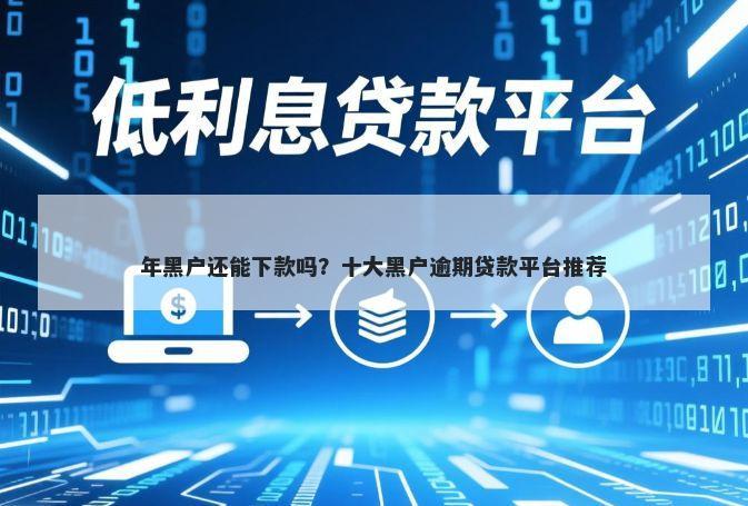 年黑户还能下款吗?十大黑户逾期贷款平台推荐