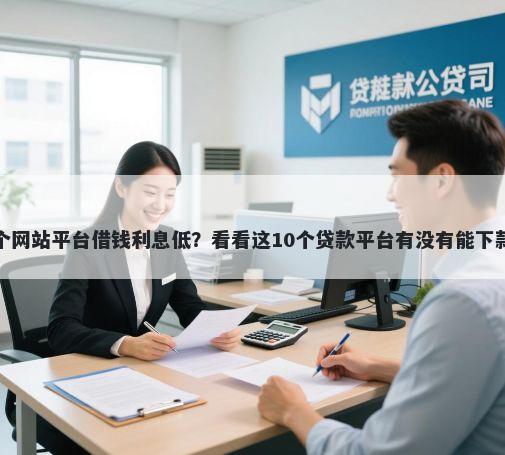 那个网站平台借钱利息低？看看这10个贷款平台有没有能下款的