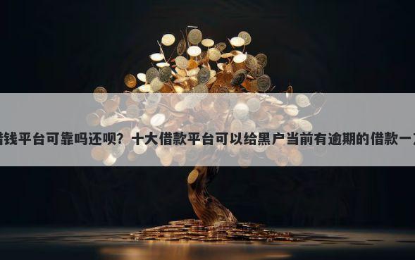 抖音借钱平台可靠吗还呗？十大借款平台可以给黑户当前有逾期的借款一万推荐